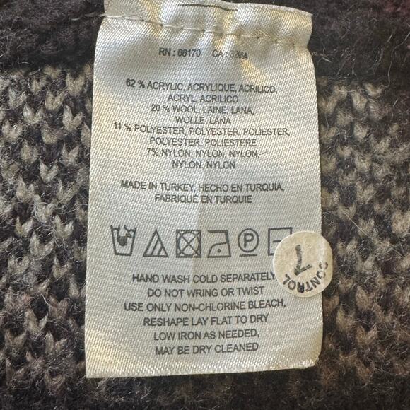 Anthropologie Sleeping On Snow Women’s Mabli Open Cardigan Vest Wool Aztec XS - Picture 10 of 10